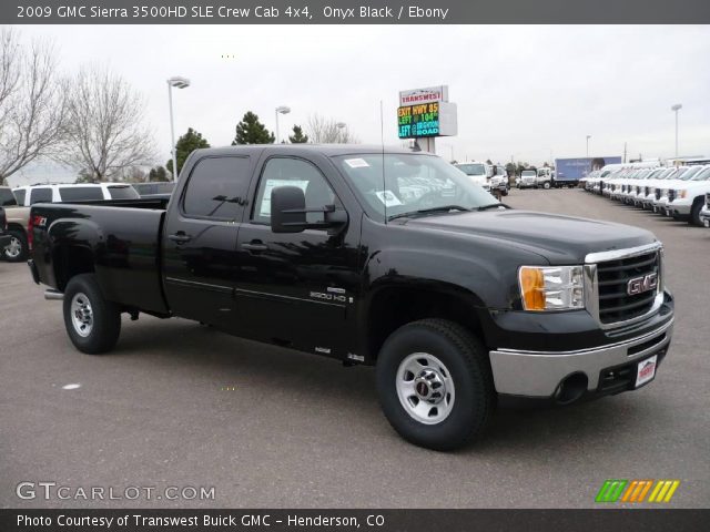 2009 GMC Sierra 3500HD SLE Crew Cab 4x4 in Onyx Black