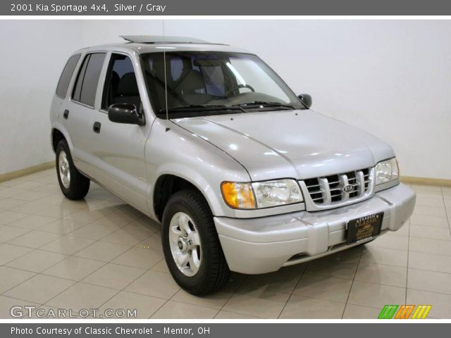 2001 Kia Sportage 4x4 in Silver