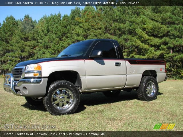 2006 GMC Sierra 1500 Z71 Regular Cab 4x4 in Silver Birch Metallic