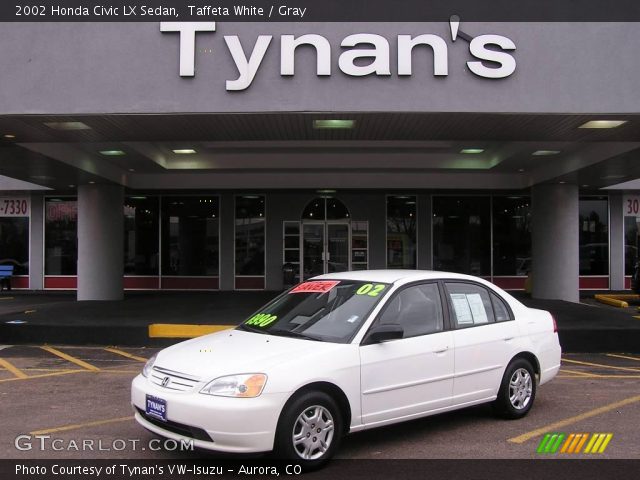 2002 Honda Civic LX Sedan in Taffeta White