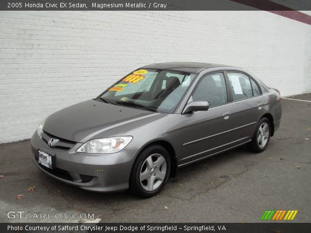 2005 Honda Civic EX Sedan in Magnesium Metallic
