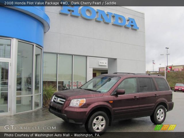 2008 Honda Pilot Value Package 4WD in Dark Cherry Pearl
