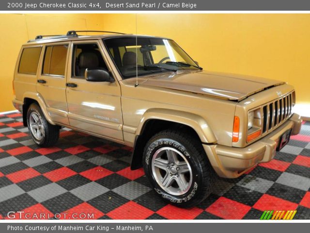 2000 Jeep Cherokee Classic 4x4 in Desert Sand Pearl