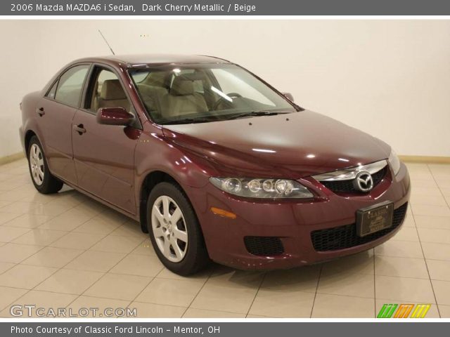 2006 Mazda MAZDA6 i Sedan in Dark Cherry Metallic