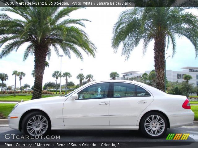 2008 Mercedes-Benz E 550 Sedan in Arctic White