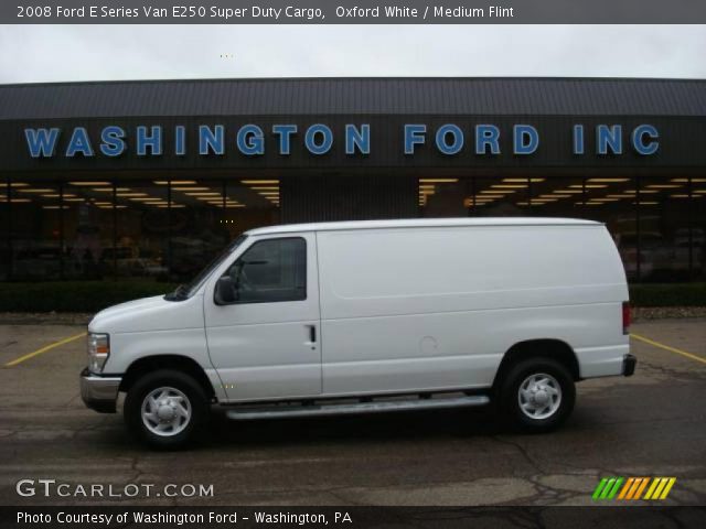 2008 Ford E Series Van E250 Super Duty Cargo in Oxford White