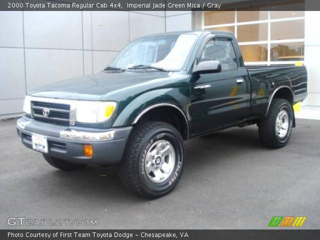 2000 Toyota Tacoma Regular Cab 4x4 in Imperial Jade Green Mica