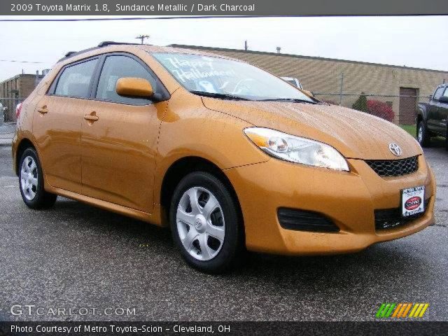 2009 Toyota Matrix 1.8 in Sundance Metallic