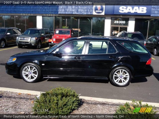2007 Saab 9-5 Aero SportCombi Wagon in Black