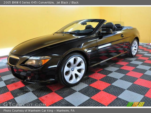 2005 BMW 6 Series 645i Convertible in Jet Black