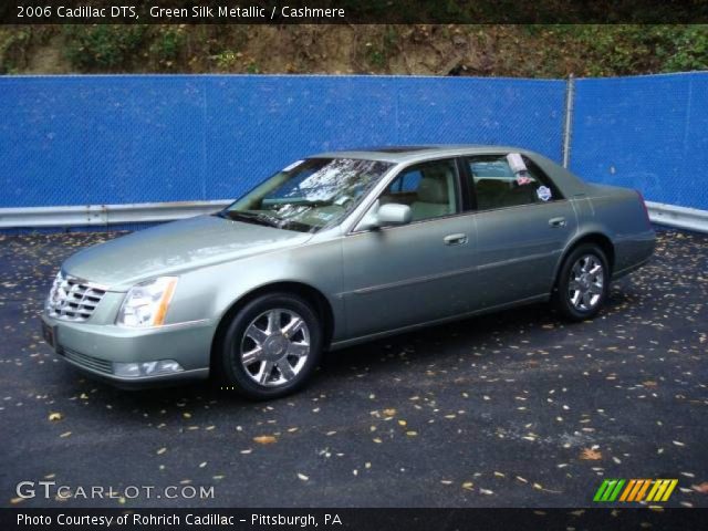 2006 Cadillac DTS  in Green Silk Metallic
