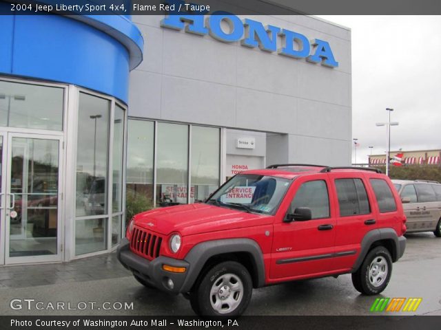 2004 Jeep Liberty Sport 4x4 in Flame Red