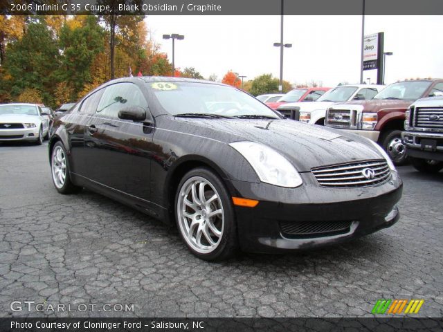 2006 Infiniti G 35 Coupe in Black Obsidian