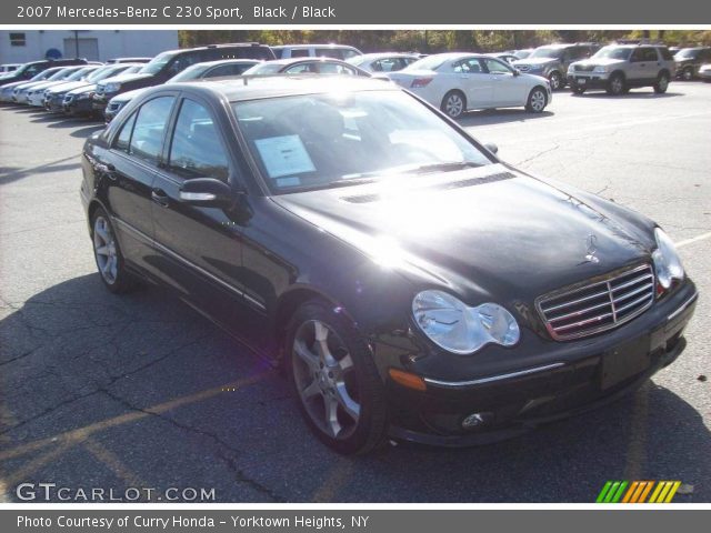 2007 Mercedes-Benz C 230 Sport in Black