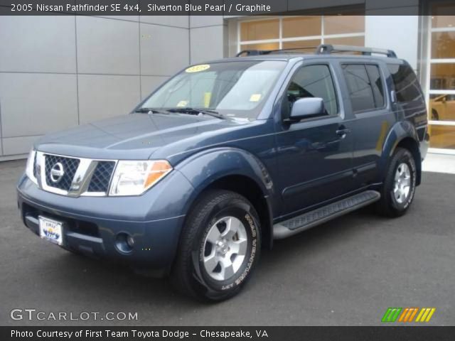 2005 Nissan Pathfinder SE 4x4 in Silverton Blue Pearl