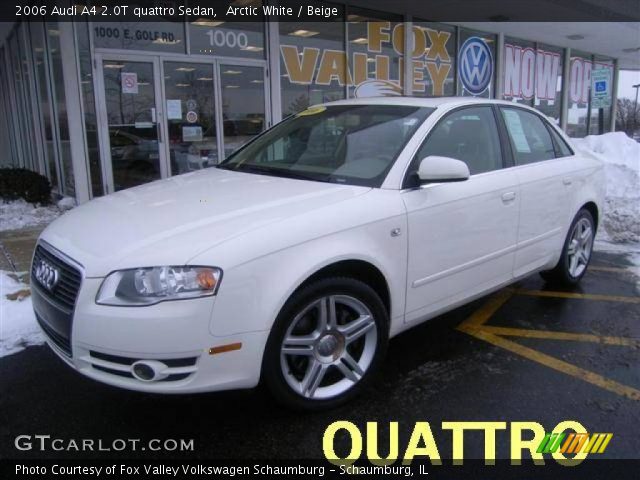 2006 Audi A4 2.0T quattro Sedan in Arctic White