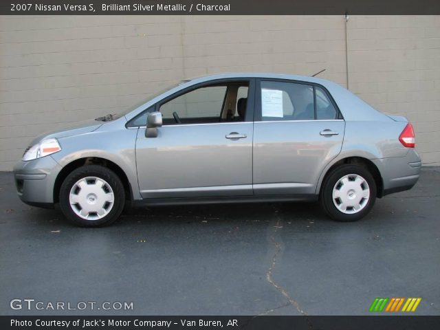2007 Nissan Versa S in Brilliant Silver Metallic