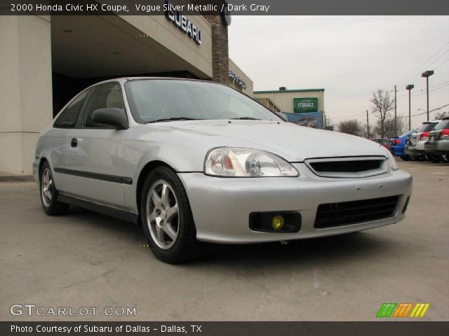 2000 Honda Civic HX Coupe in Vogue Silver Metallic