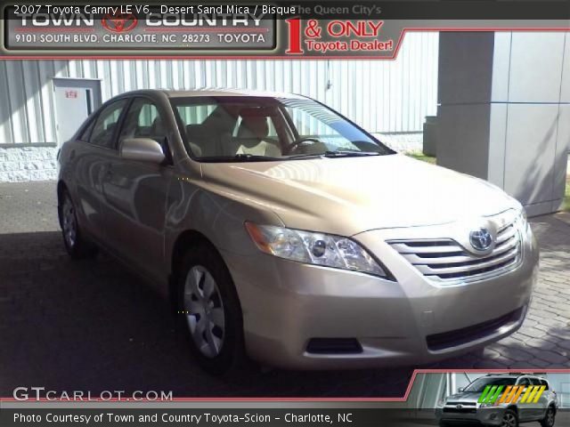 2007 Toyota Camry LE V6 in Desert Sand Mica