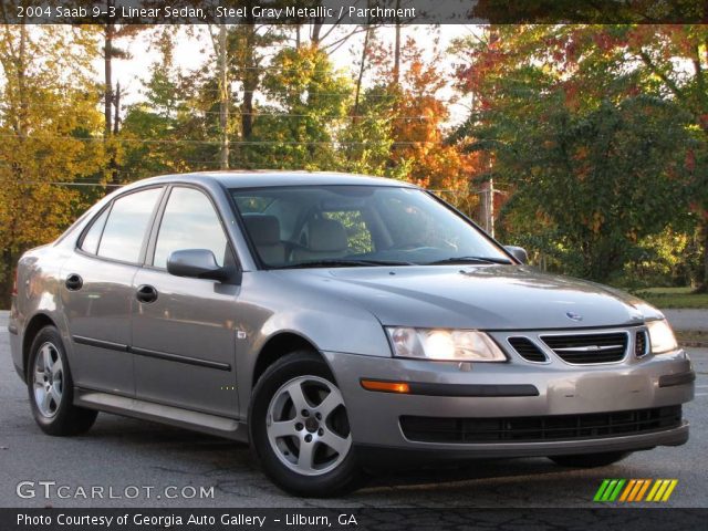 2004 Saab 9-3 Linear Sedan in Steel Gray Metallic