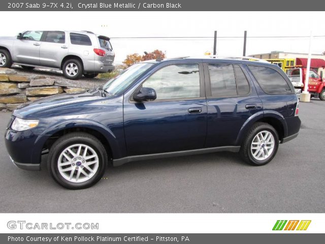2007 Saab 9-7X 4.2i in Crystal Blue Metallic