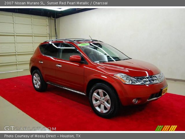 2007 Nissan Murano SL in Sunset Red Pearl Metallic