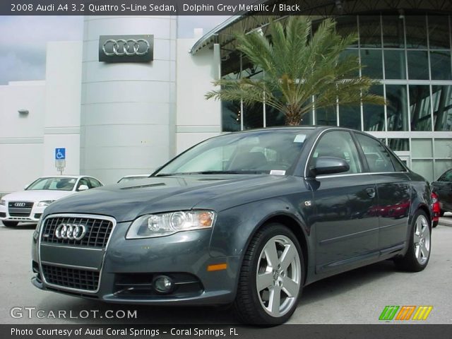 2008 Audi A4 3.2 Quattro S-Line Sedan in Dolphin Grey Metallic