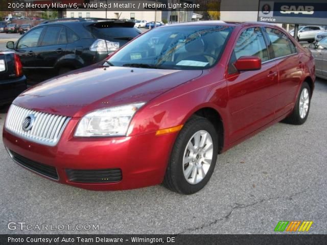 2006 Mercury Milan V6 in Vivid Red Metallic