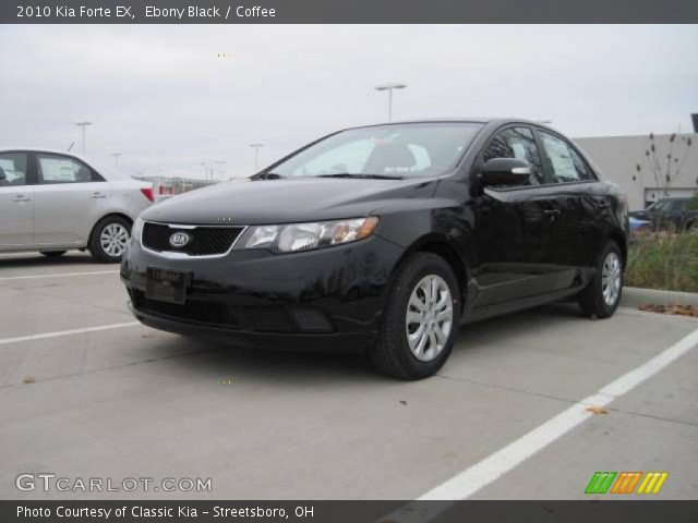2010 Kia Forte EX in Ebony Black