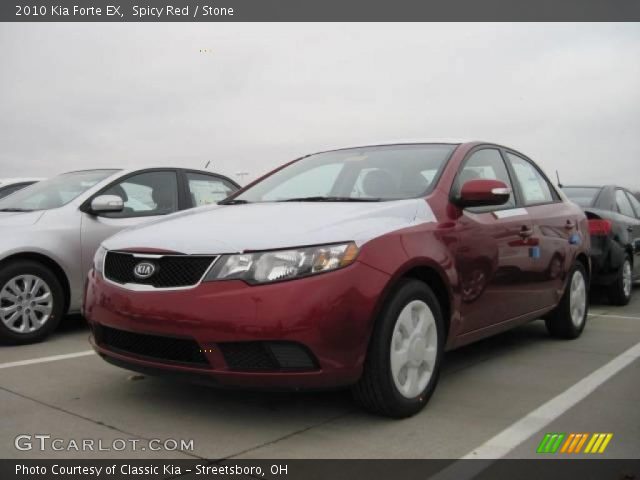 2010 Kia Forte EX in Spicy Red