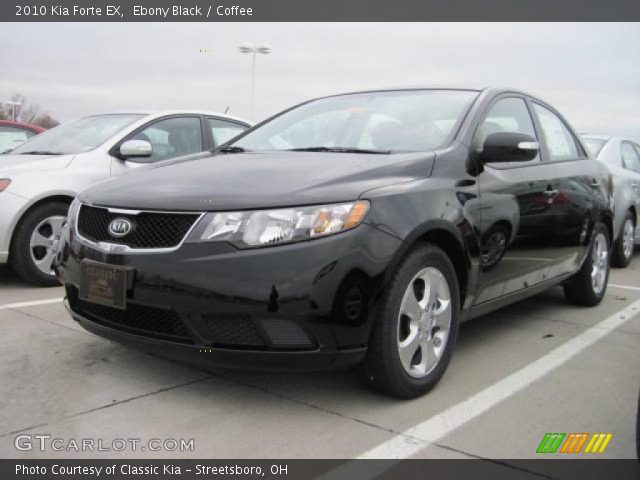 2010 Kia Forte EX in Ebony Black