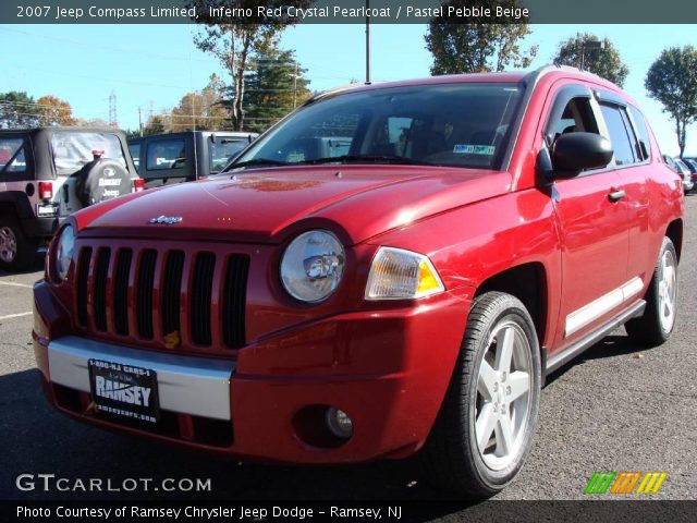 2007 Jeep Compass Limited in Inferno Red Crystal Pearlcoat