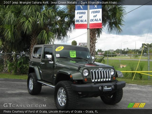 2007 Jeep Wrangler Sahara 4x4 in Jeep Green Metallic