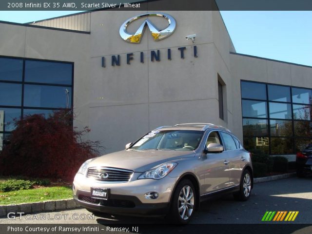 2008 Infiniti EX 35 AWD in Scarlet Silver