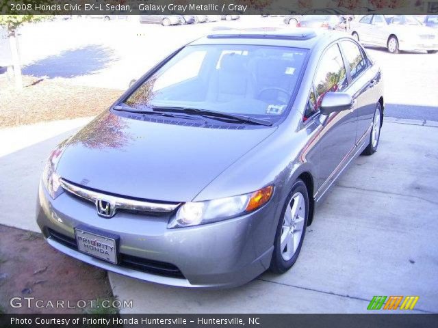 2008 Honda Civic EX-L Sedan in Galaxy Gray Metallic