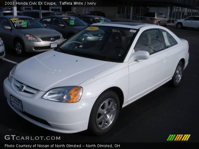 2003 Honda Civic EX Coupe in Taffeta White