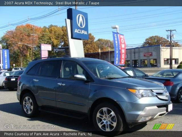 2007 Acura MDX Technology in Steel Blue Metallic