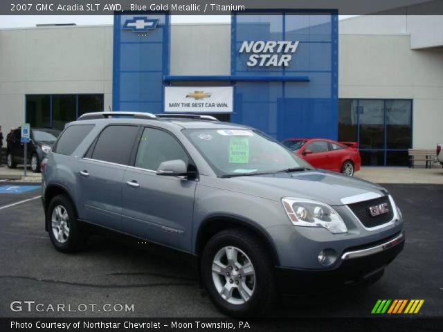 2007 GMC Acadia SLT AWD in Blue Gold Metallic