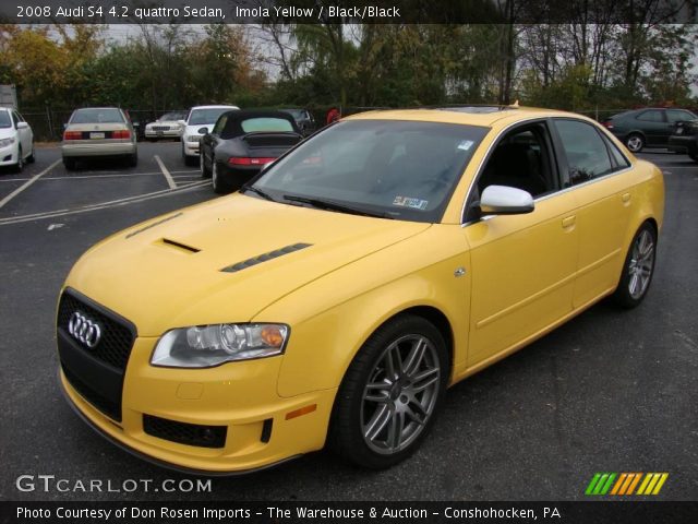2008 Audi S4 4.2 quattro Sedan in Imola Yellow