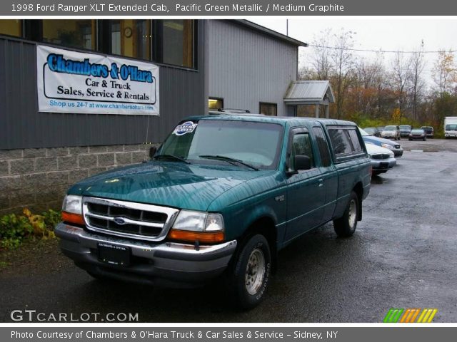 1998 Ford Ranger XLT Extended Cab in Pacific Green Metallic