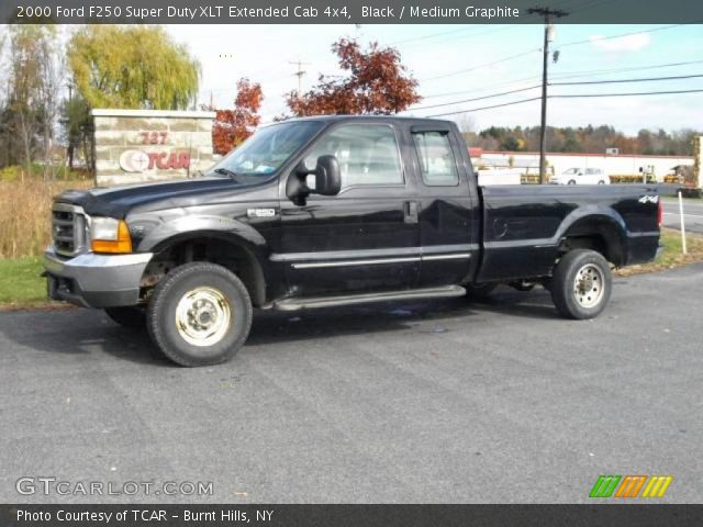 2000 Ford F250 Super Duty XLT Extended Cab 4x4 in Black