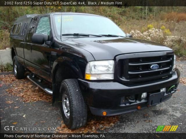 2002 Ford F250 Super Duty XLT SuperCab 4x4 in Black