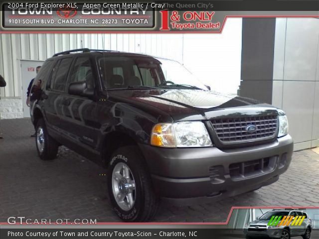 2004 Ford Explorer XLS in Aspen Green Metallic