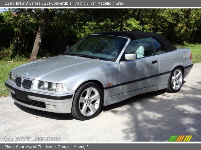 1998 BMW 3 Series 323i Convertible in Arctic Silver Metallic