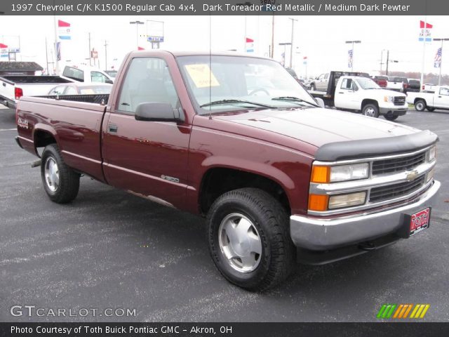 1997 Chevrolet C/K K1500 Regular Cab 4x4 in Dark Toreador Red Metallic