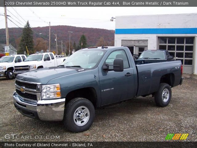 2009 Chevrolet Silverado 2500HD Work Truck Regular Cab 4x4 in Blue Granite Metallic