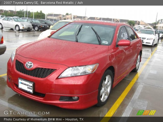 2007 Toyota Camry SE in Barcelona Red Metallic