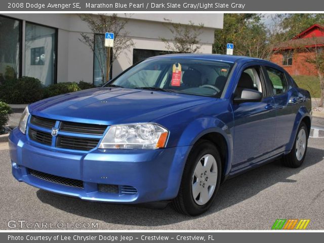 2008 Dodge Avenger SE in Marathon Blue Pearl