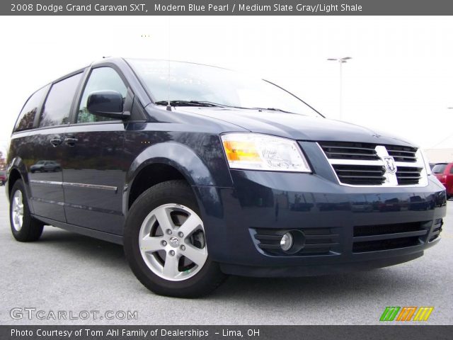 2008 Dodge Grand Caravan SXT in Modern Blue Pearl