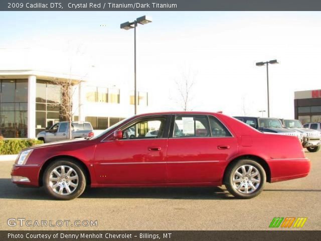 2009 Cadillac DTS  in Crystal Red